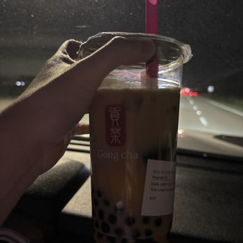 Gong Cha - Earl Grey Milk Tea w/ 3 Js - Coffee & Tea Near Me - Frisco, Texas Gong Cha - Earl Grey Milk Tea w/ 3 Js - Coffee & Tea Near Me - Frisco, Texas