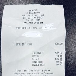 Mister Car Wash - $32 + tax for basic wash