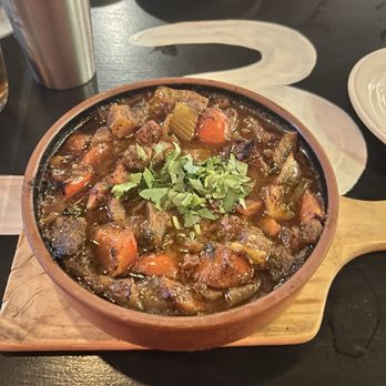 Khachapuri - Odjakhuri - beef stew - Georgian Near Me - San Diego, California
