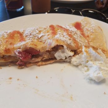 Kaffe Crepe - Strawberry cheesecake. Mmm so good! - Creperies Near Me - Reno, Nevada Kaffe Crepe - Strawberry cheesecake. Mmm so good! - Creperies Near Me - Reno, Nevada