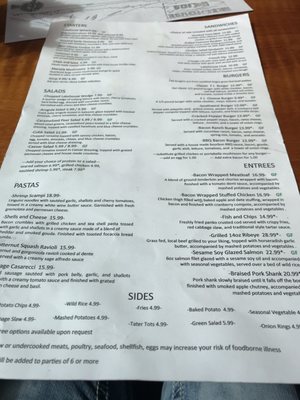 Menu photo 2 Fargher Lakehouse Yacolt, WA Menu photo 2 Fargher Lakehouse Yacolt, WA