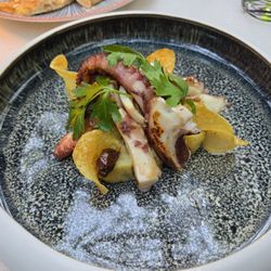 Giardiniello - Pulpo with mashed potatoes, savory!