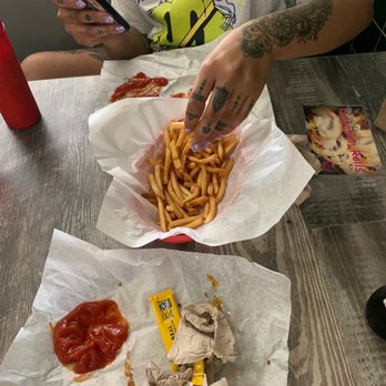 Lucy's Burger Bar - So good - forgot to take a before picture - Burgers Near Me - Denver, Colorado Lucy's Burger Bar - So good - forgot to take a before picture - Burgers Near Me - Denver, Colorado