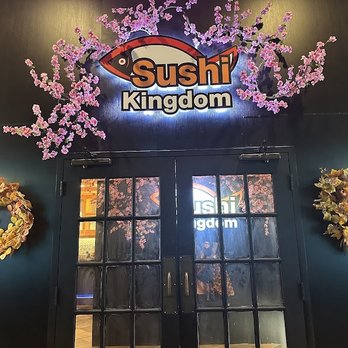 Sushi Kingdom - Inside, looking out. Love the Cherry Blossoms! - Sushi Bars Near Me - Savannah, Georgia Sushi Kingdom - Inside, looking out. Love the Cherry Blossoms! - Sushi Bars Near Me - Savannah, Georgia