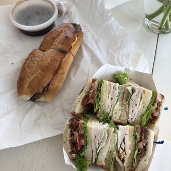 Pixie Deli - Club sandwich and a French dip sandwich - Delis Near Me - Aptos, California