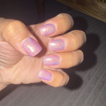 Rose Nail Spa - Chrome nails pink color. - Nail Salons Near Me - Brentwood, California