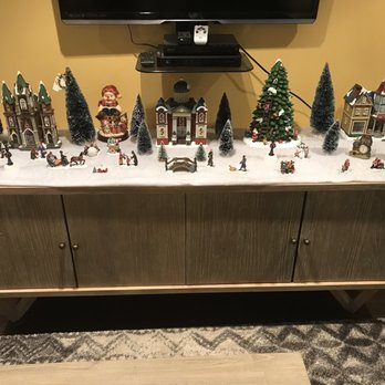 Living Spaces - The book case fully decorated in time for Christmas. - Furniture Stores Near Me - Monrovia, California Living Spaces - The book case fully decorated in time for Christmas. - Furniture Stores Near Me - Monrovia, California