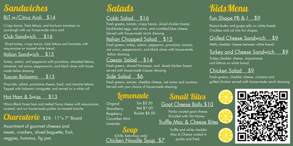 Menu photo 1 Lemon & Leaf Kitchen Spring Branch, TX Menu photo 1 Lemon & Leaf Kitchen Spring Branch, TX