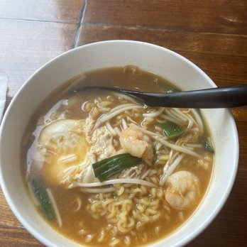 Hoya Korean Kitchen - Shrimp Ramen for lunch! - Korean Near Me - Fort Worth, Texas Hoya Korean Kitchen - Shrimp Ramen for lunch! - Korean Near Me - Fort Worth, Texas