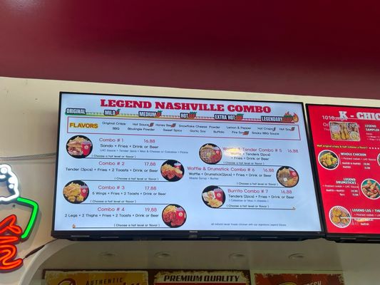Menu photo 3 Legend Hot Chicken Diamond Bar, CA