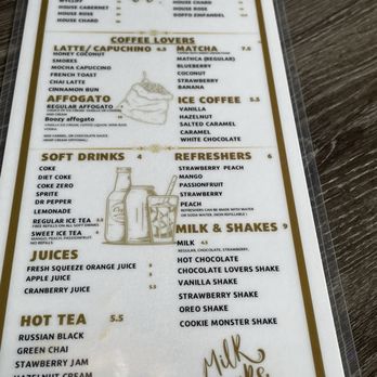 The Brunch House - Drink menu - Breakfast & Brunch Near Me - Temecula, California