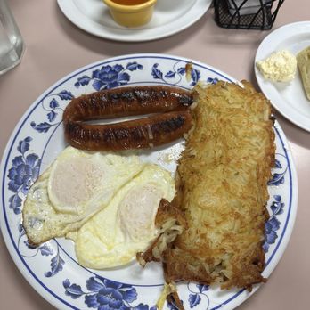 J & A's Cafe - Polish Sausage with Eggs - Cafes Near Me - Duarte, California