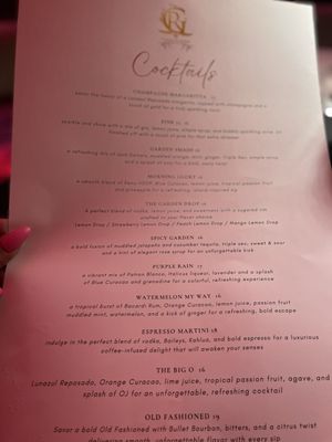 Menu photo 3 Garden Rooftop Baltimore, MD