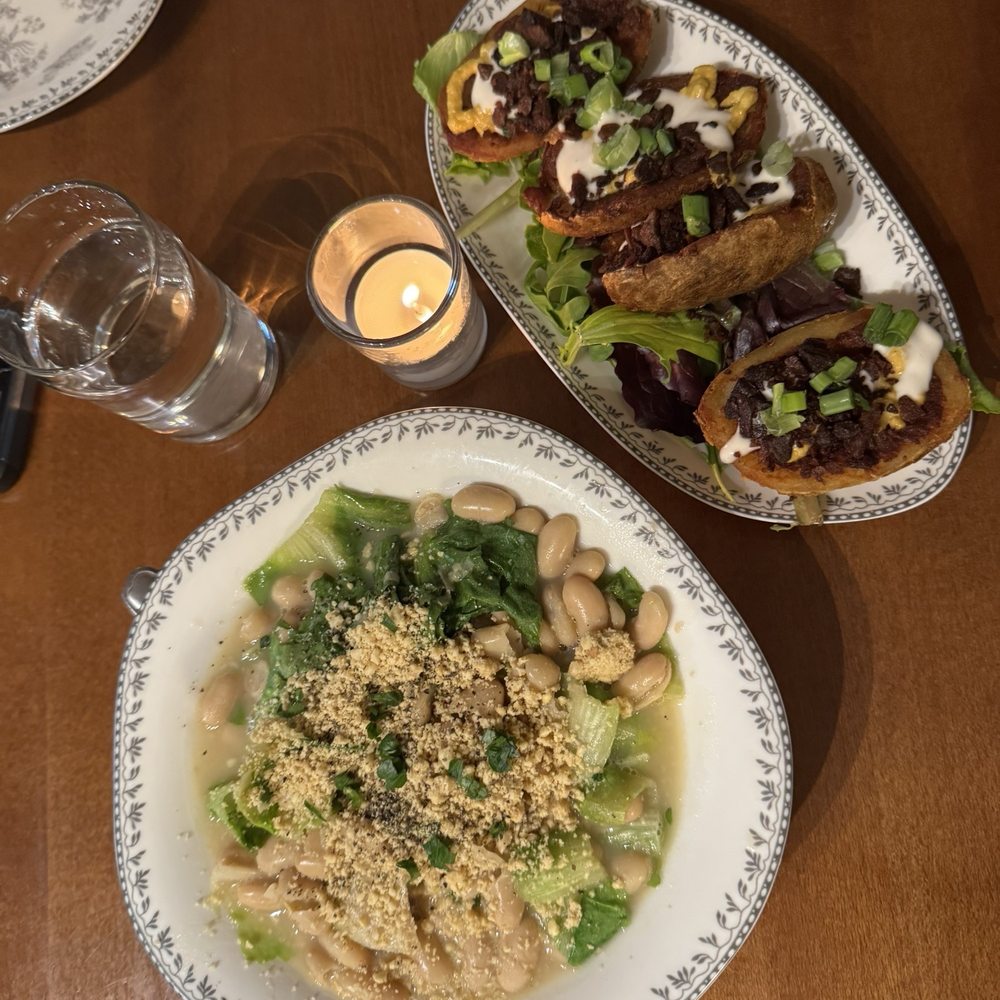 DC Vegan - Potato Skins and beans & greens - Vegan Near Me - Washington, DC, District of Columbia DC Vegan - Potato Skins and beans & greens - Vegan Near Me - Washington, DC, District of Columbia