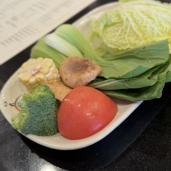 Shabu-Zen - Veggies that comes with combo - Japanese Near Me - Boston, Massachusetts
