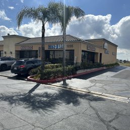 Front and side of business
