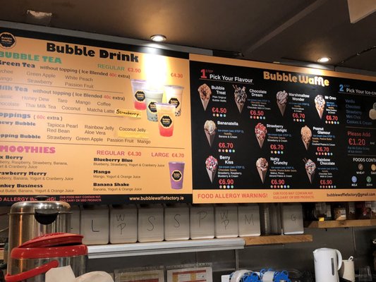 Menu photo 1 Bubble Waffle Factory Dublin, D