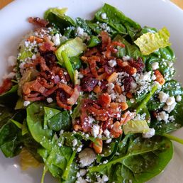 Spinach salad. Yum