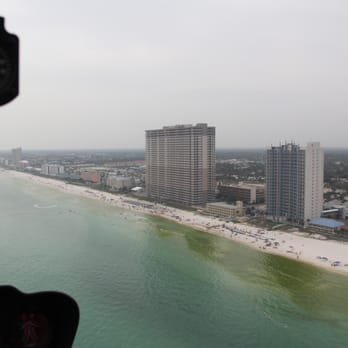 Panhandle Helicopter - View from the front seat. - Aerial Tours Near Me - Panama City Beach, Florida