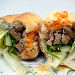 Grilled Chicken Banh Mi Sandwich