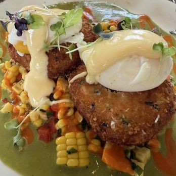 Java & Jam - Weekend Special - Crab cake Benedict - Breakfast & Brunch Near Me - Fort Lauderdale, Florida
