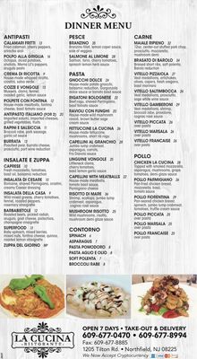 Menu photo 3 La Cucina Ristorante Northfield, NJ