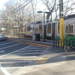Outbound side, with metered parking