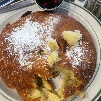 Hen Mother Cookhouse - Singular Fluffy Brown Butter Buttermilk Pancake - Breakfast & Brunch Near Me - Johns Creek, Georgia Hen Mother Cookhouse - Singular Fluffy Brown Butter Buttermilk Pancake - Breakfast & Brunch Near Me - Johns Creek, Georgia
