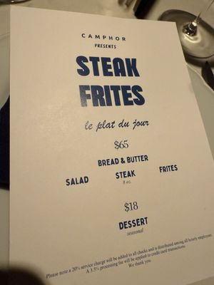 Menu photo 4 Camphor Los Angeles, CA