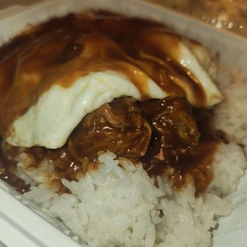 Smiley's Local Grinds - pulled pork loco - Hawaiian Near Me - Lihue, Hawaii Smiley's Local Grinds - pulled pork loco - Hawaiian Near Me - Lihue, Hawaii