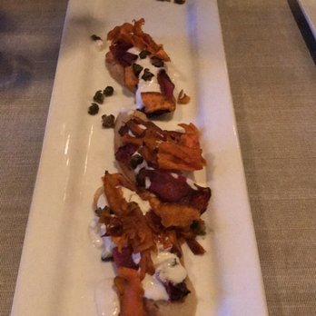 Blue River Bistro - Elk Bruschetta for starters - New American Near Me - Breckenridge, Colorado Blue River Bistro - Elk Bruschetta for starters - New American Near Me - Breckenridge, Colorado