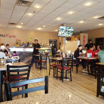 Pho Xyclo - Inside restaurant , spacious dining area - Vietnamese Near Me - Niagara Falls, Ontario Pho Xyclo - Inside restaurant , spacious dining area - Vietnamese Near Me - Niagara Falls, Ontario