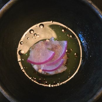 Jun - Tasting menu- gulf shrimp - New American Near Me - Houston, Texas