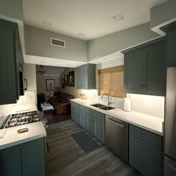 Image Electric - Dimmable under cabinet lighting as well.