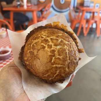 The Mouth - Pocket style cheeseburger - Burgers Near Me - Burbank, California The Mouth - Pocket style cheeseburger - Burgers Near Me - Burbank, California