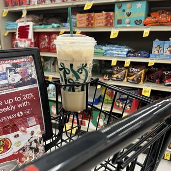 Safeway - Inside with my Starbucks located in store - Grocery Near Me - Tracy, California