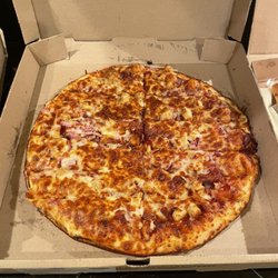 Zanzis Pizza To Go - BBQ Chicken Pizza with Onions!