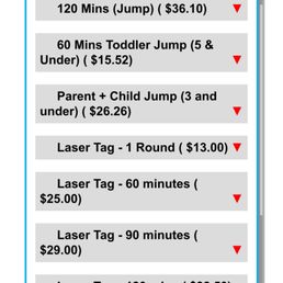 Prices so you can purchase online and make reservations too!