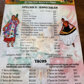 Salsa Oaxaqueña - Menu - Mexican Near Me - Anchorage, Alaska Salsa Oaxaqueña - Menu - Mexican Near Me - Anchorage, Alaska