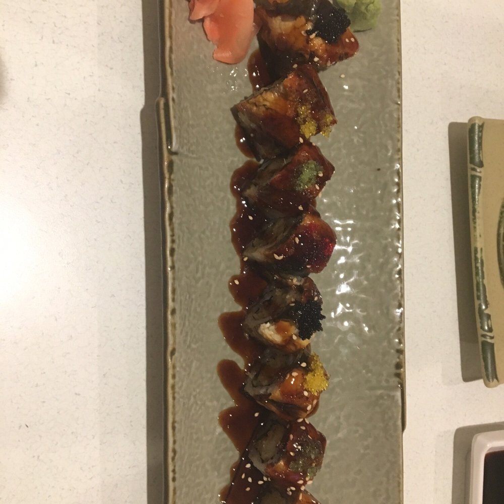Mikado Sushi - Godzilla Roll - Japanese Near Me - Grand Rapids, Michigan Mikado Sushi - Godzilla Roll - Japanese Near Me - Grand Rapids, Michigan