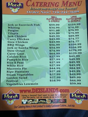 Menu photo 1 De Islands Brooklyn, NY