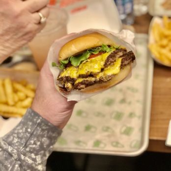 Shake Shack Downtown Crossing - Double - Burgers Near Me - Boston, Massachusetts Shake Shack Downtown Crossing - Double - Burgers Near Me - Boston, Massachusetts