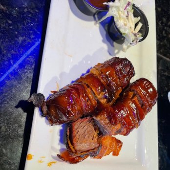 Calhoun's - Bacon wrapped burnt ends - Barbeque Near Me - Gatlinburg, Tennessee Calhoun's - Bacon wrapped burnt ends - Barbeque Near Me - Gatlinburg, Tennessee