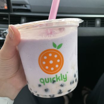 Quickly Boba Tea - Chubby taro slush with tapioca boba - Bubble Tea Near Me - Orlando, Florida Quickly Boba Tea - Chubby taro slush with tapioca boba - Bubble Tea Near Me - Orlando, Florida