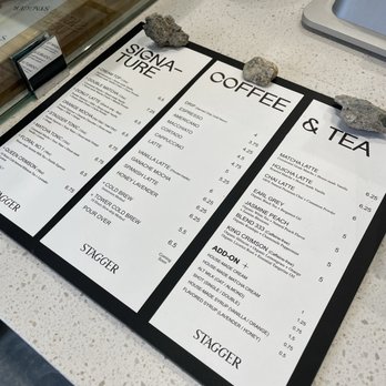 Stagger Coffee - Menu - Coffee & Tea Near Me - Los Angeles, California Stagger Coffee - Menu - Coffee & Tea Near Me - Los Angeles, California