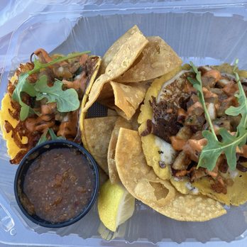 ABVE The Basics - Pork belly tacos, chips and salsa - New Mexican Cuisine Near Me - San Jose, California ABVE The Basics - Pork belly tacos, chips and salsa - New Mexican Cuisine Near Me - San Jose, California