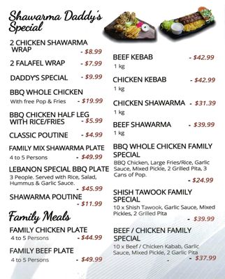 Menu photo 7 Shawarma Daddy Scarborough, ON Menu photo 7 Shawarma Daddy Scarborough, ON