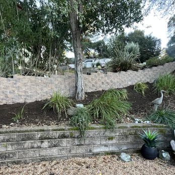 STG Landscape Management - Extremely happy with the new retaining wall : ) - Landscaping Near Me STG Landscape Management - Extremely happy with the new retaining wall : ) - Landscaping Near Me
