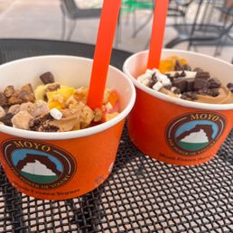 two cups of ice cream two cups of ice cream