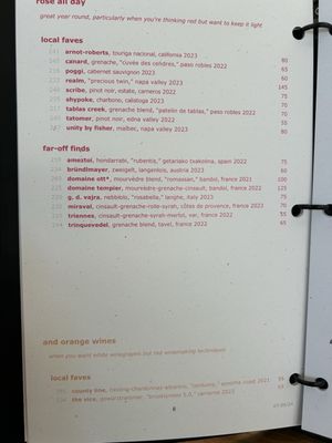 Menu photo 6 Solbar Calistoga, CA Menu photo 6 Solbar Calistoga, CA